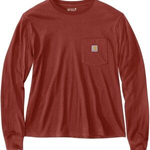 Carhartt Long Sleeve Pocket Shirt - Orange